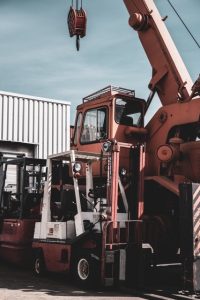 pedestrian safety system keeps pedestrians safe distance from cranes